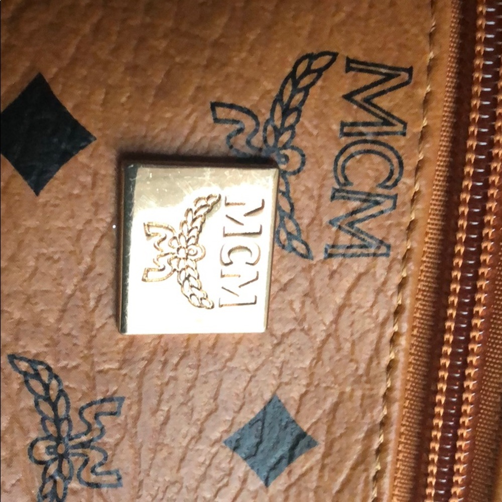 MCM makeup bag